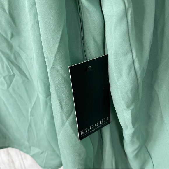 Eloquii NWT sea foam crop top blouse size 24 - Picture 4 of 7